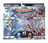 Giochi Preziosi - Monsuno Combat 4-Pack Lock, Evo Vs Spikelash, Snapclaw