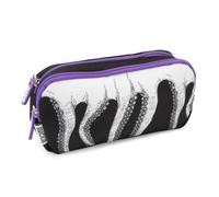 Giochi Preziosi Octopus - Astuccio Bustina 2 Zip In Poliestere 900D, Con Tirazip Personalizzato E Due Capienti Tasche, Stampa Con Gli Iconici Tentacoli, Dimensioni 22X6X14