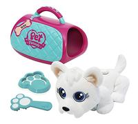 Giochi Preziosi - Pet Parade, Carry Kit con Cucciolo e Portantina, Rosa/Blu
