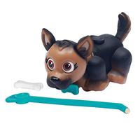 Giochi Preziosi - Pet Parade, Cucciolo di Cane, Razza German Shepherd con Osso e Guinzaglio, Marrone/Nero