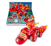Giochi Preziosi Petronix Defender- Pup-E, cucciolo con funzione 20cm e personaggio 7 cm, personaggio action figure 20 cm, supereroe trasformabile per bambini dai 3 anni