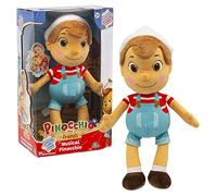Giochi Preziosi Pinocchio - Peluche Musicale Di 36 Cm Con Cappello, Basta Premere Sulla Pancia Che Si Sente La Sigla Della Serie Tv, Per Bambini A Partire Dai 3 Anni, PNH10000