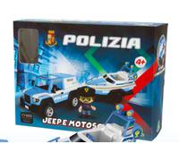 GIOCHI PREZIOSI PL103000 POLIZIA JEEP E MOTOSCAFO CON MINI ACTION HERO