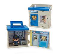 Giochi Preziosi Polizia - Playset Ufficio Della Polizia, Include Personaggio Articolato Da 7 Cm E Accessori, Comoda Maniglia Per Il Trasporto,Per Bambini A Partire Dai 4 Anni