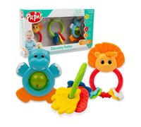 Giochi Preziosi Primì Sonagli Neonato, Set 3 Pezzi Aminali E Chiavi