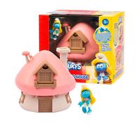 Giochi Preziosi Puffi Casa di Puffetta Playset con Accessori e Personaggio Incluso 3 Anni+