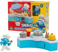 GIOCHI PREZIOSI - PUFFI - PUFFO CHEF E MINI PLAYSET CUCINA