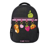 Giochi Preziosi-Sketch Zaino Scuola Bambina Nero Tessuto In Materiale Ecologico