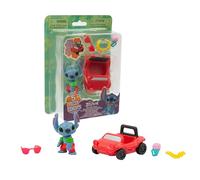 Giochi Preziosi Stitch - Playset Stich Con Automobile, Include Stich Da 5 Cm Automobile e tanti accessori per creare divertenti avventure, Per bambini dai 3 anni