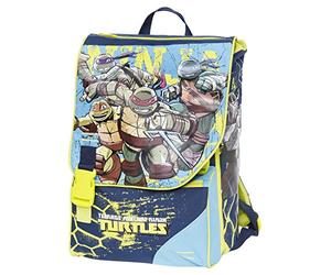 Giochi Preziosi - Tartarughe Ninja Zaino Scuola Estensibile con il Pugnale di Raffaello in Omaggio