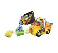 Giochi Preziosi - Trash Pack, Bulldozer con Lancia Bidoni