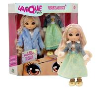 Giochi Preziosi Unique Eyes - Bambola articolata alta 25cm, con occhi grandi magici e profondi, segue il tuo sguardo, Rebecca Fashion Doll con extra outfit, per bambine a partire dai 3 anni, MYM01300