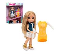Giochi Preziosi UNIQUE EYES - Sun Lover, bambala con Occhi Che Seguono il Tuo Sguardo e Cambiano Colore Sotto il Sole, Amy Fashion Doll, per Bambine a Partire dai 3 Anni, multicolore