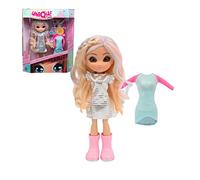Giochi Preziosi UNIQUE EYES - Sun Lover, bambala con Occhi Che Seguono il Tuo Sguardo e Cambiano Colore Sotto il Sole, Rebecca Fashion Doll, per Bambine a Partire dai 3 Anni, multicolore