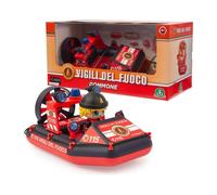 Giochi Preziosi Vigili Del Fuoco Gommone Vigili Del Fuoco con Personaggio Da 7