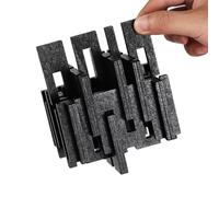 Giochi Rompicapo In Legno Per La Mente - Giocattoli Educativi Precoci In Legno 3D,Giocattoli Puzzle Chiave Serratura,Per Adulti, Educatori, Famiglia, Viaggio, Gruppo, Compleanno, Vacanza