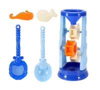 Giochi Sabbia per Bambini - Giocattoli da Sabbia per Bambini con Pala,Giochi Acqua Esterni con Stampini per Bambini Oltre 3 Anni