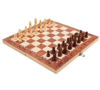 Giochi Scacchi internazionali Scacchi Scacchi Scacchiera pieghevole in legno Pezzi in legno massello fatti a mano Scacchiera Intrattenimento Regalo Gioco da tavolo