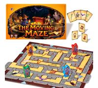 Giochi Società Labirinto, Gioco da Tavolo per Bambini 4+, 2 a 4 Giocatori | Gioco di strategia familiare, sposta le tessere del labirinto per trovare tesori. Sviluppa logica e previsione
