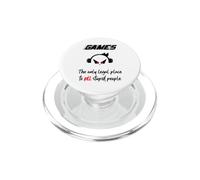 Giochi solo luogo legale Console Gamer Videogiochi Cool Divertente PopSockets PopGrip per MagSafe