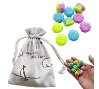 Giochi tradizionali coreani - 10x14 cm, gioco vecchio stile per feste | Divertenti giochi notturni per famiglie con giocattoli che catturano pietre - Per l'allenamento della coordinazione occhio-mano