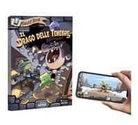 GIOCHI UNITI SMART BOOK - IL DRAGO DELLE TENEBRE - Il Libro Game Intelligente per Bambini, che Unisce Lettura e Giochi da Tavolo