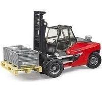 Giochi - Vari - Bruder: 2513 - Linde Ht160 Muletto Con Pallet E 3 Ceste