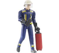 Giochi - Vari - Bruder: 60100 - Personaggio Pompiere Con Elmetto, Guanti E Ac...