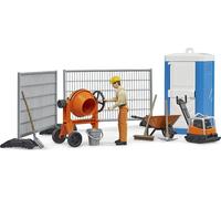 Giochi - Vari - Bruder: 62008 - Cantiere Stradale Con Personaggio E Accessori