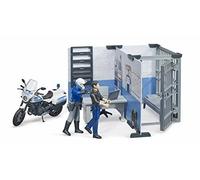 Giochi - Vari - Bruder: 62732 - Stazione Polizia Con Motocicletta