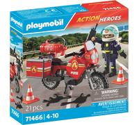 Giochi - Vari - Playmobil: 71466 Moto Dei Pompieri
