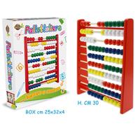 Giochi - Vari - Teorema: Fatto Di Legno - Pallottoliere In Legno 30x25x6 Cm