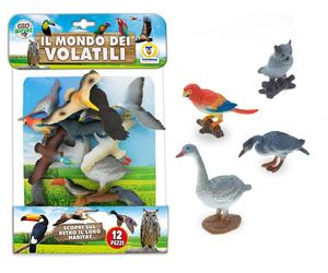 Giochi - Vari - Teorema: Geo Nature - Animali Volatili 12 Pz - Busta