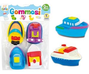 Giochi - Vari - Teorema: Gogo - Gommosi Barche 4 Pz - Busta