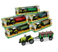 Giochi - Vari - Teorema: Linea Verde - Trattore Con Rimorchio Luci E Suoni (a...