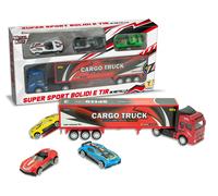 Giochi - Vari - Teorema: Metal Kids - Tir Cargo On 3 Auto In Metallo - Box
