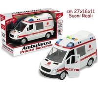 Giochi - Vari - Teorema: Teo's - Ambulanza C/luci E Suoni Batterie Incl. Scal...