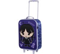 Giochi - Vari - Wednesday: Karactermania - Valigia Trolley Soft 3d Chibi