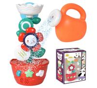 Giochi Vasca da Bagno Bambini, Giochi Acqua Neonato Regalo, Bagno Giocattoli d'Acqua per Bambini, Playset Fiori e Annaffiatoio, Giocattoli da Bagnetto Non Elettrici, Bagnetto Neonato 0-3 Anni