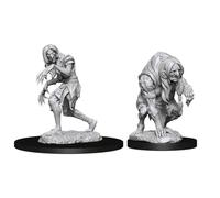 Giochi WizKids Pathfinder Deep Cuts Miniature non verniciate Annis Hag e Green H