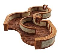 Giochi WizKids Warlock Tiles Town & Village III Curve Espansione Colpi di scena