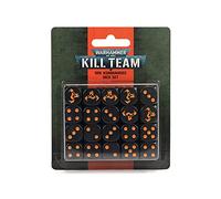 Giochi Workshop Warhammer 40k - Kill Team Ork Kommandos Dice Set