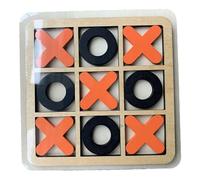 Giochi Xoxo in legno - Classici giocattoli da tavolo XO, decorazione del tavolino | Giochi di allenamento del cervello strategico per il gioco in famiglia, gioco di tavolo in legno di apprendimento di