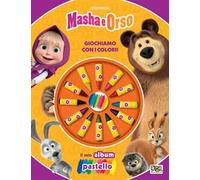 Giochiamo con i colori! Masha e Orso. Il mio album pastello. Ediz. a colori. Con 12 pastelli a cera