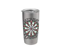Giochiamo Darts Gioco da tavolo Bicchiere termico in acciaio inox doppia parete