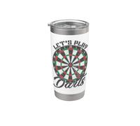 Giochiamo Darts Gioco da tavolo Bicchiere termico in acciaio inox doppia parete