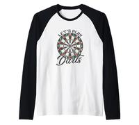 Giochiamo Darts Gioco da Tavolo Maglia con Maniche Raglan