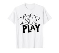 Giochiamo Frase Bold Script su Sfondo Grigio Maglietta
