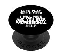 Giochiamo Hide & Seek (I'll Hide & You Seek Help...) Divertente PopSockets PopGrip Adesivo