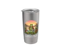 GIOCHIAMO IL SAXOPHONE AT DAWN Musical Frog Mouse Turtle Band Bicchiere termico in acciaio inox doppia parete